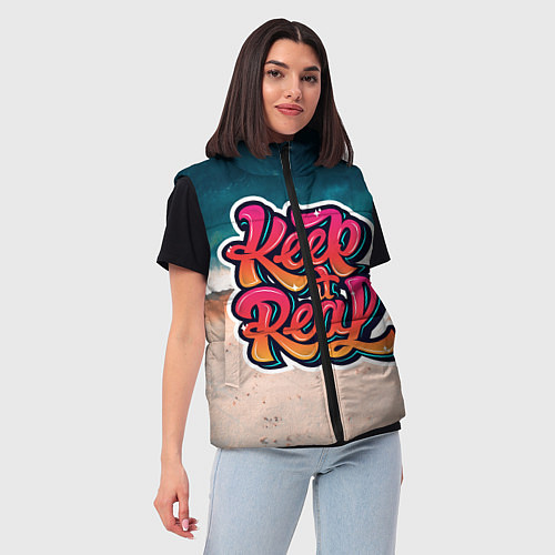 Женский жилет Keep it Real / 3D-Красный – фото 3