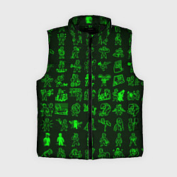 Женский жилет Персонажи Fallout, цвет: 3D-черный