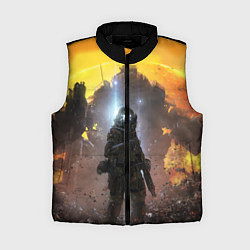 Женский жилет Titanfall: Robots War, цвет: 3D-черный