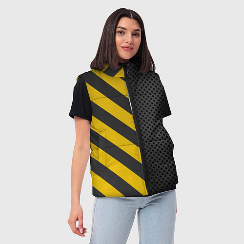 Женский жилет Underground / 3D-Черный – фото 3