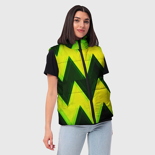 Женский жилет Zigzag / 3D-Красный – фото 3