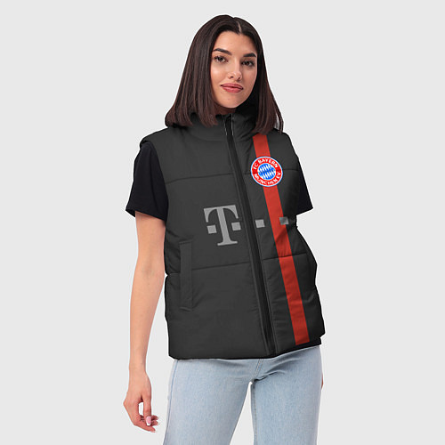 Женский жилет Bayern FC: Black 2018 / 3D-Черный – фото 3