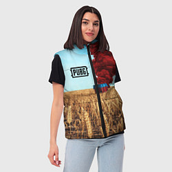 Женский жилет PUBG Box, цвет: 3D-красный — фото 2