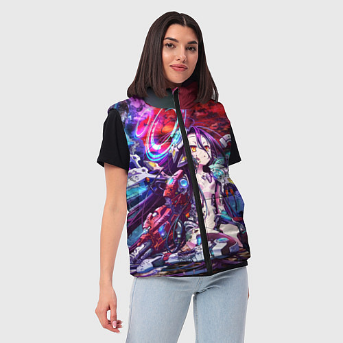 Женский жилет No Game No Life Zero / 3D-Черный – фото 3