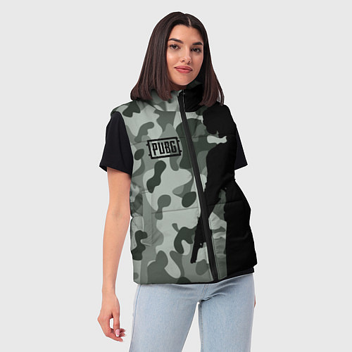 Женский жилет PUBG: Camo Shadow / 3D-Черный – фото 3