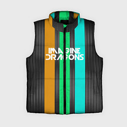 Женский жилет Imagine Dragons: Evolve Lines, цвет: 3D-черный