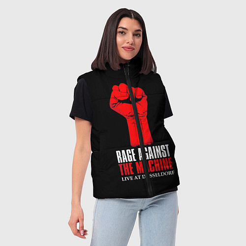 Женский жилет Rage Against the Machine / 3D-Черный – фото 3