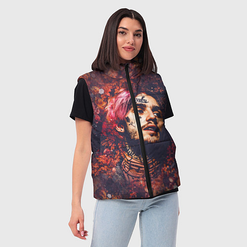Женский жилет Lil Peep: Cry baby / 3D-Черный – фото 3
