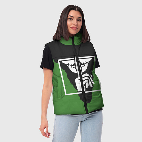 Женский жилет Rainbow Six Siege: Caveira / 3D-Черный – фото 3