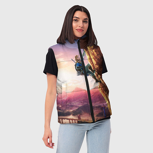 Женский жилет Zelda Rock / 3D-Черный – фото 3