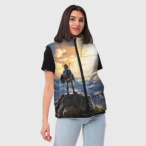 Женский жилет Knight Link / 3D-Светло-серый – фото 3