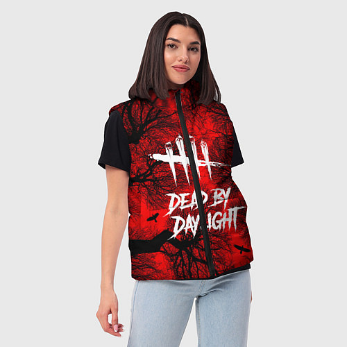 Женский жилет Dead by Daylight / 3D-Красный – фото 3