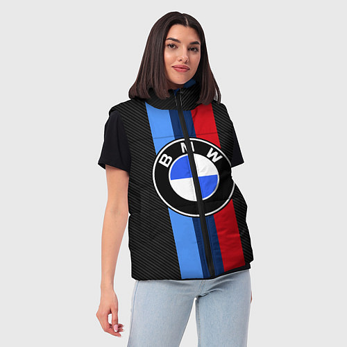 Женский жилет BMW SPORT / 3D-Черный – фото 3