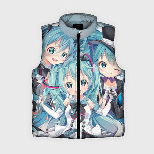 Женский жилет Hatsune Miku / 3D-Светло-серый – фото 1