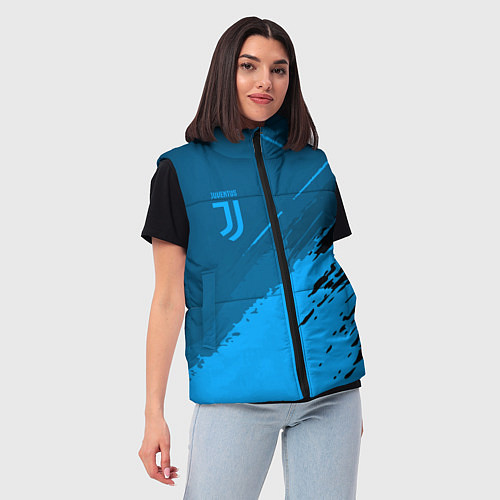 Женский жилет FC Juventus: Blue Original / 3D-Черный – фото 3