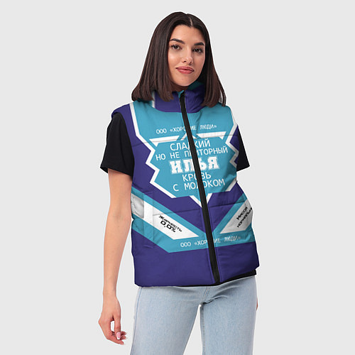 Женский жилет Илья сладкий / 3D-Красный – фото 3