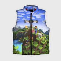 Женский жилет Майнкрафт: Роман, цвет: 3D-красный