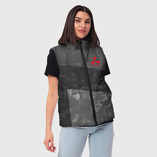 Женский жилет MITSUBISHI SPORT / 3D-Красный – фото 3