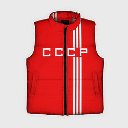 Женский жилет Cборная СССР, цвет: 3D-светло-серый