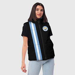 Женский жилет Манчестер Сити, цвет: 3D-черный — фото 2
