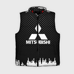 Женский жилет Mitsubishi: Black Side, цвет: 3D-красный
