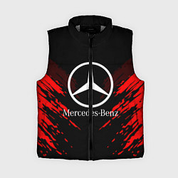 Женский жилет Mercedes-Benz: Red Anger, цвет: 3D-светло-серый