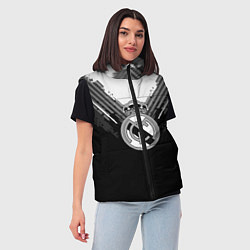 Женский жилет FC Real Madrid: Black Style, цвет: 3D-черный — фото 2