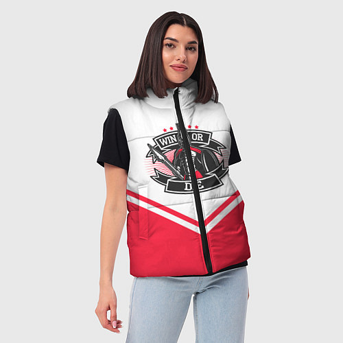 Женский жилет Победи или умри / 3D-Черный – фото 3