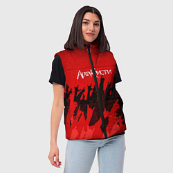 Женский жилет Агата Кристи: Высший рок, цвет: 3D-черный — фото 2