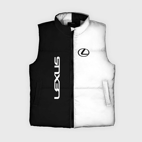 Женский жилет Lexus: Black & White / 3D-Светло-серый – фото 1