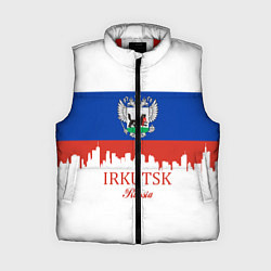Женский жилет Irkutsk: Russia, цвет: 3D-красный