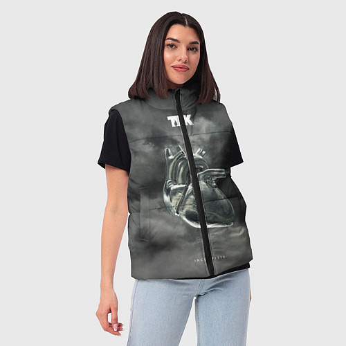 Женский жилет TFK Incomplete / 3D-Красный – фото 3