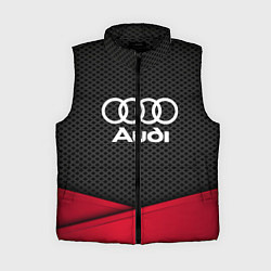 Женский жилет Audi: Grey Carbon, цвет: 3D-черный