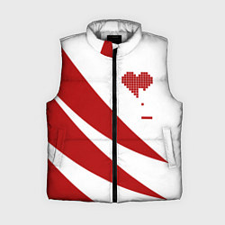 Женский жилет Игра в сердца, цвет: 3D-светло-серый