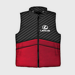 Женский жилет Lexus: Red Carbon, цвет: 3D-светло-серый