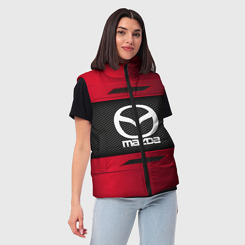 Женский жилет Mazda Sport / 3D-Светло-серый – фото 3