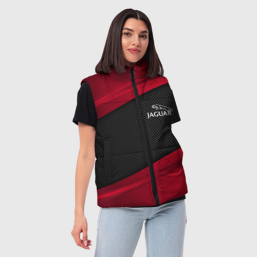 Женский жилет Jaguar: Red Sport / 3D-Красный – фото 3