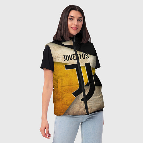 Женский жилет FC Juventus: Old Style / 3D-Черный – фото 3