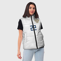 Женский жилет Дзюба ЧМ-2018, цвет: 3D-красный — фото 2