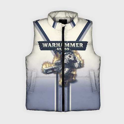 Женский жилет Warhammer 40000: Tau Empire / 3D-Светло-серый – фото 1