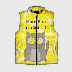 Женский жилет More Sun In Your Life, цвет: 3D-черный