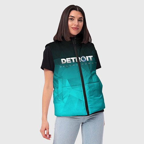 Женский жилет Detroit: Become Human / 3D-Черный – фото 3