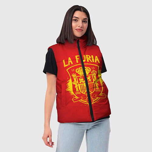 Женский жилет La Furia / 3D-Черный – фото 3