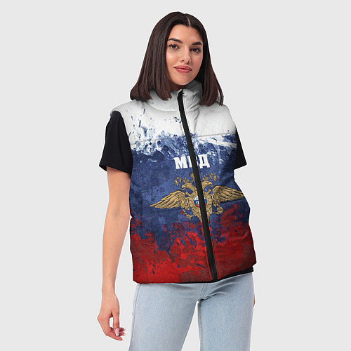 Женский жилет МВД / 3D-Черный – фото 3