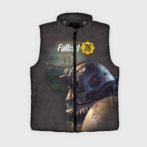 Женский жилет Fallout 76 / 3D-Светло-серый – фото 1