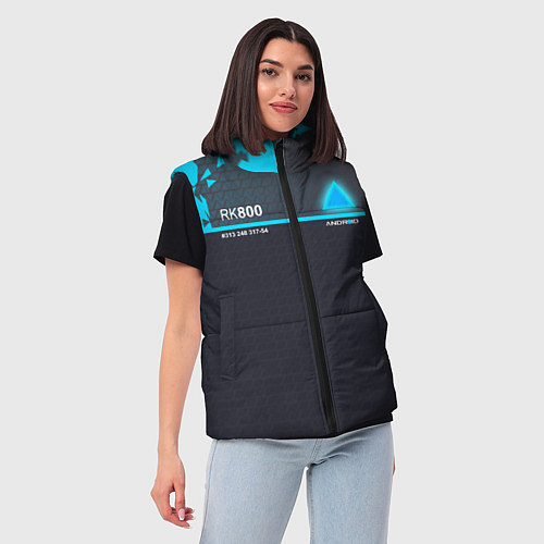 Женский жилет Detroit: RK800 / 3D-Черный – фото 3