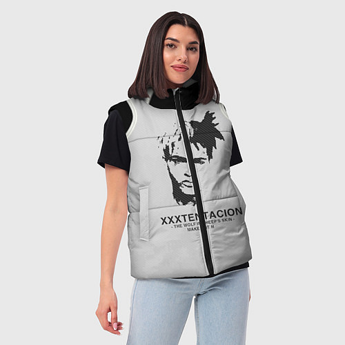 Женский жилет XXXTentacion RIP / 3D-Черный – фото 3