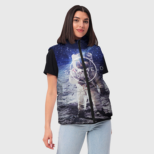 Женский жилет Starfield / 3D-Черный – фото 3