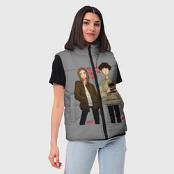 Женский жилет End of the f*cking world, цвет: 3D-светло-серый — фото 2