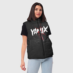 Женский жилет YANIX: Black Side, цвет: 3D-красный — фото 2
